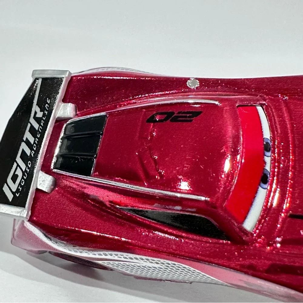 Disney Cars 3 Racing Red Jackson Storm Metallic Die-cast